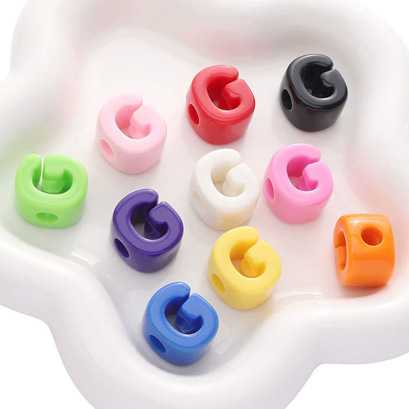 Acrylic Digital English Round Bead Diy Handmade Bracelet And Mobile Phone Chain Decoration Material - Image 13