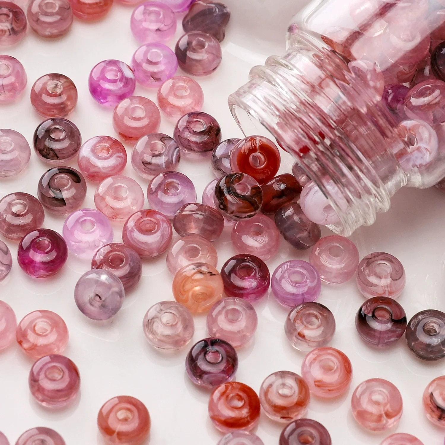 Acrylic Flat Bead Jewelry Accessories For Diy Handmade Beaded Bracelet - Image 14