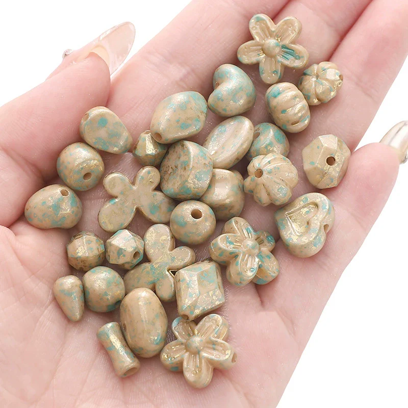 Acrylic Geometric Handmade Beads Necklace Pendant Accessories - Image 12