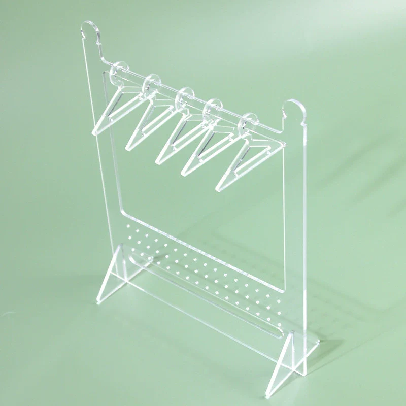 Acrylic Jewelry Stand Props Storage Rack With Human Shape For Highend Earrings And Silver Jewelry - Image 10