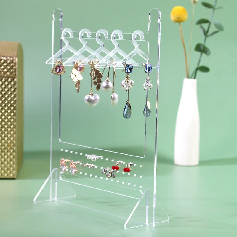 Acrylic Jewelry Stand Props Storage Rack With Human Shape For Highend Earrings And Silver Jewelry - Image 4