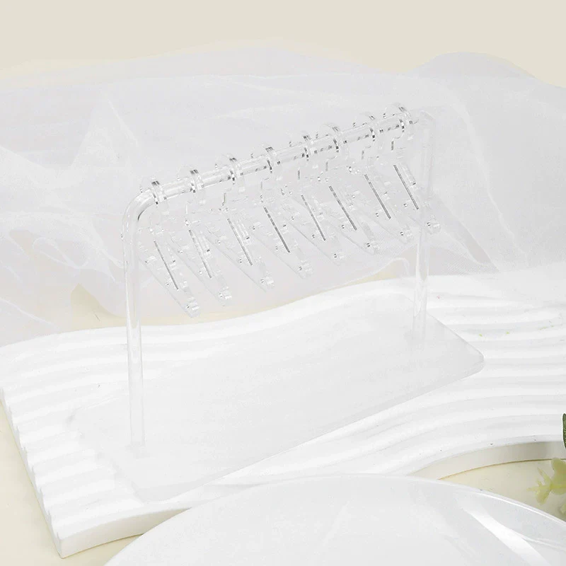 Acrylic Jewelry Stand Props Storage Rack With Human Shape For Highend Earrings And Silver Jewelry - Image 7