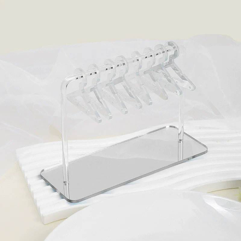 Acrylic Jewelry Stand Props Storage Rack With Human Shape For Highend Earrings And Silver Jewelry - Image 8