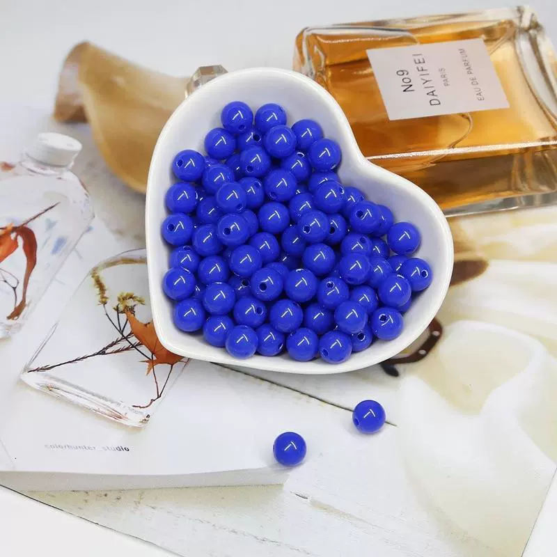 Acrylic Solid Beads Handmade Mobile Phone Chain Necklace Accessories - Image 17