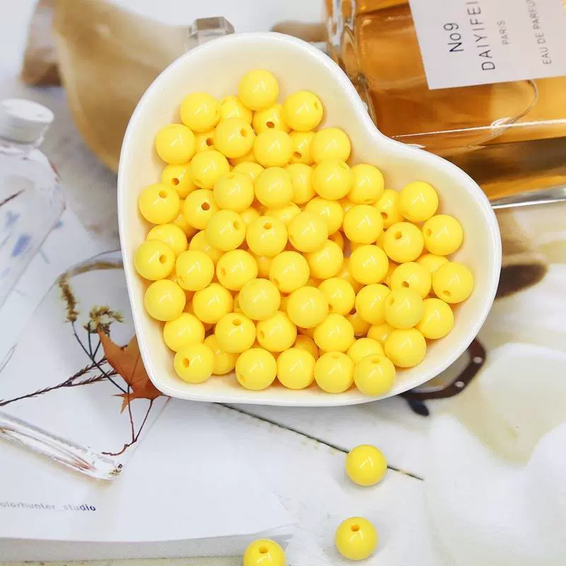 Acrylic Solid Beads Handmade Mobile Phone Chain Necklace Accessories - Image 19