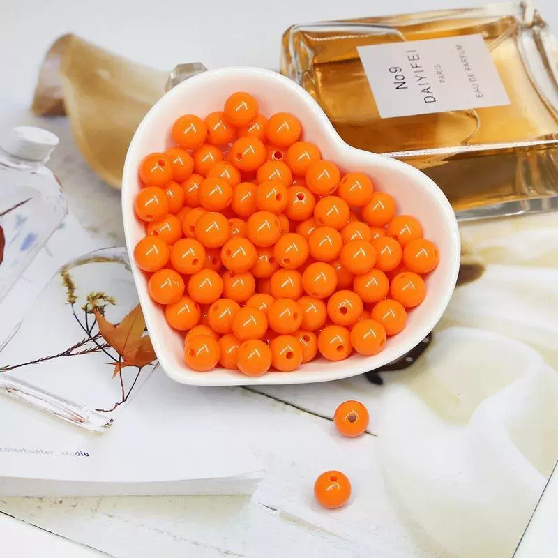 Acrylic Solid Beads Handmade Mobile Phone Chain Necklace Accessories - Image 23