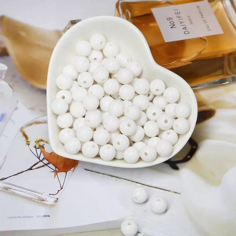 Acrylic Solid Beads Handmade Mobile Phone Chain Necklace Accessories - Image 7