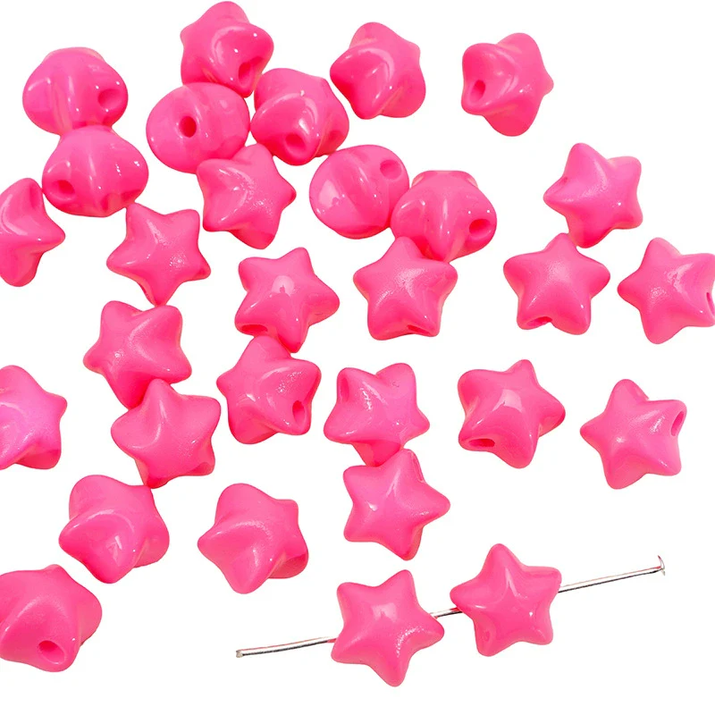 Acrylic Star Beads Handmade Jewelry Accessories For Bracelet Necklace Pendant - Image 14