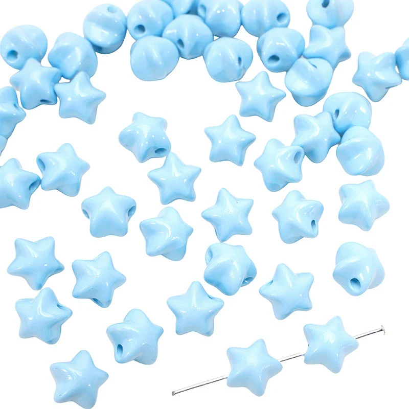 Acrylic Star Beads Handmade Jewelry Accessories For Bracelet Necklace Pendant - Image 20