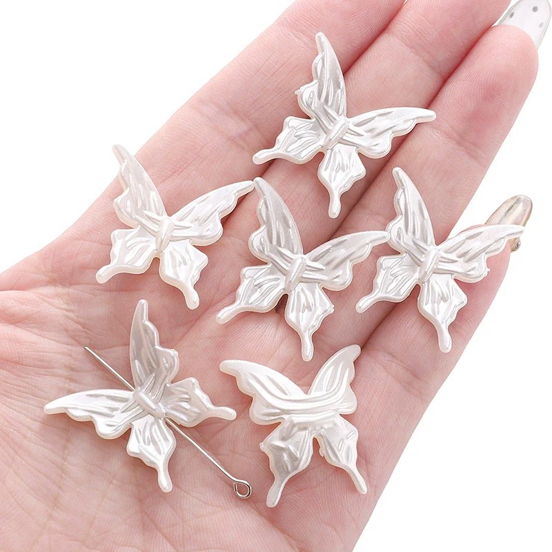 Acrylic Transparent Twocolor Gradient Butterfly Handmade Necklace Pendant Material Accessories - Image 13