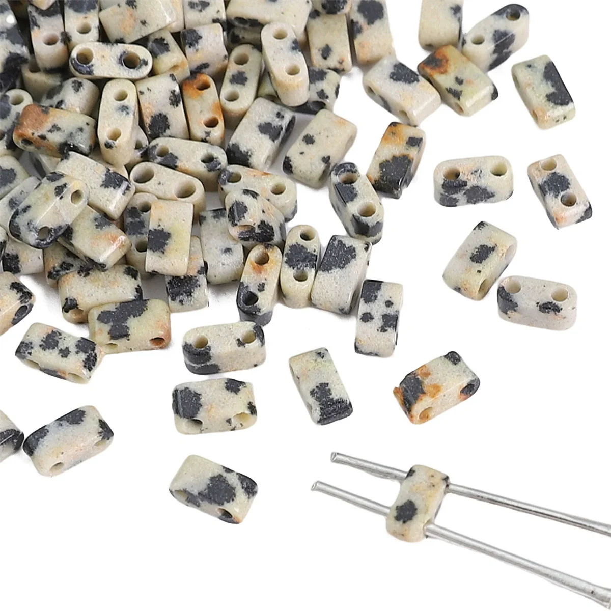 Agate Geometric Rectangle Loose Beads For Diy Beaded Bracelet Wholesale - Image 11