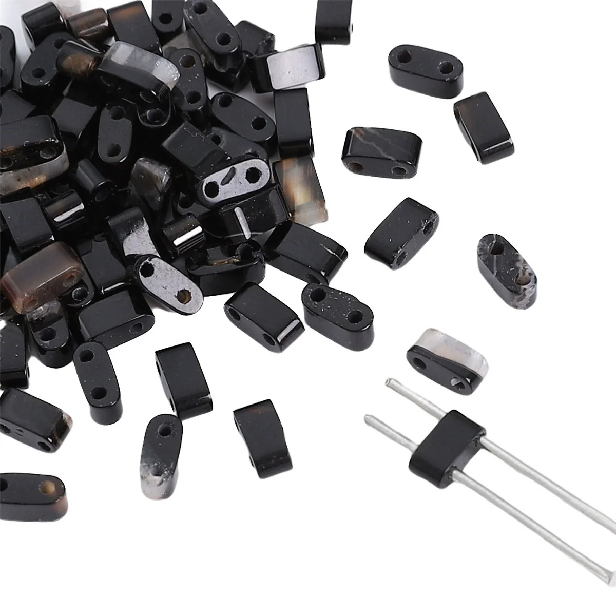 Agate Geometric Rectangle Loose Beads For Diy Beaded Bracelet Wholesale - Image 25
