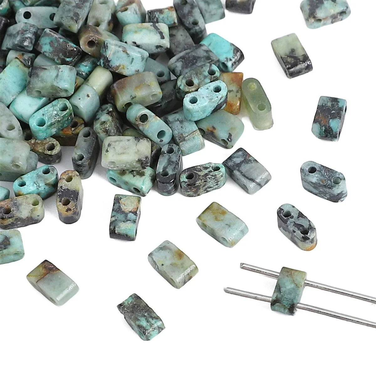 Agate Geometric Rectangle Loose Beads For Diy Beaded Bracelet Wholesale - Image 7