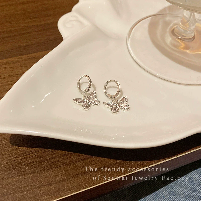 Allmatch Alloy Butterfly Insect Style Electroplating Women's Earrings - Image 3