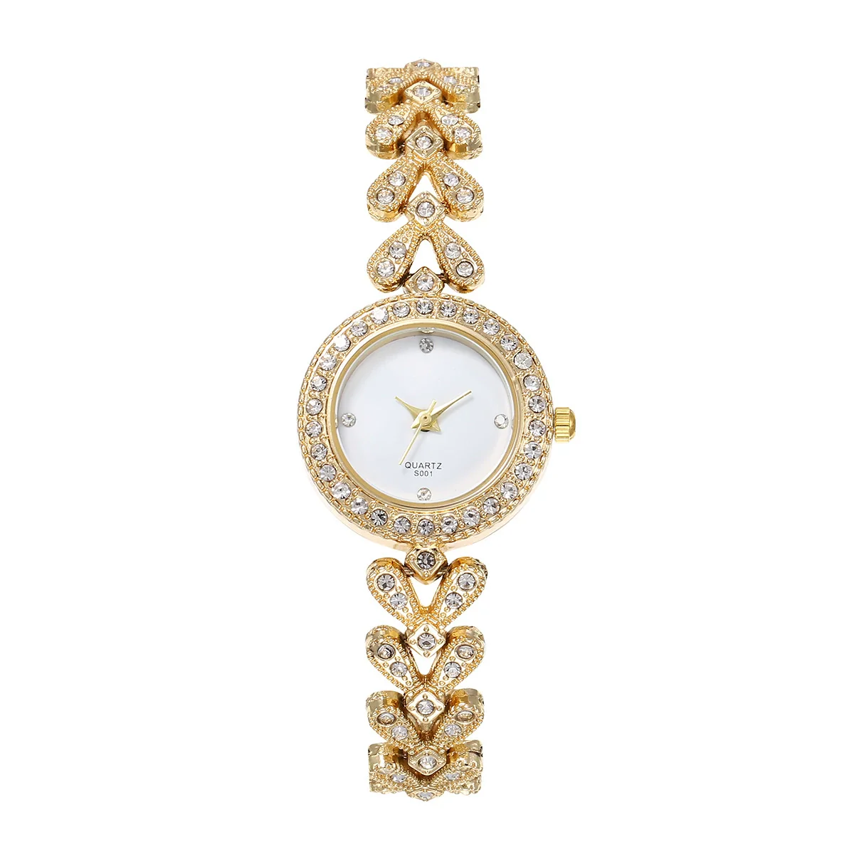 Allmatch Retro Quartz Watch Alloy Round Dial Women's Watch - Image 8
