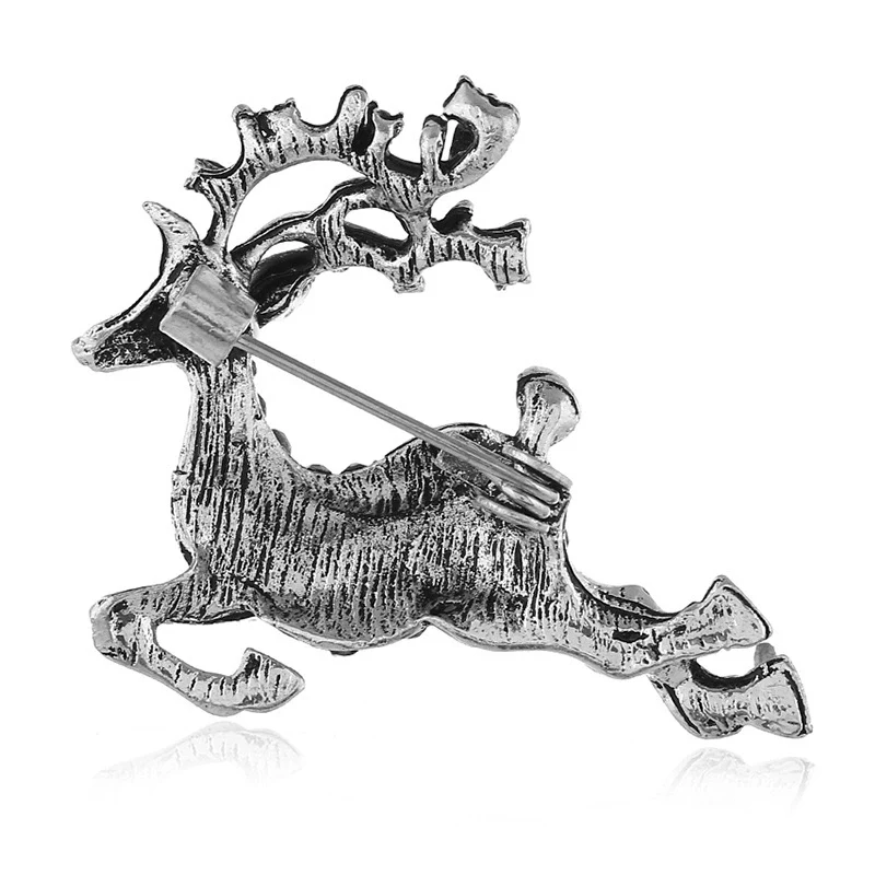 Alloy Animal Deer Diamond Brooch For Women - Image 4