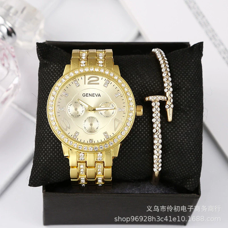 Alloy Band Quartz Watch For Couple Business Style Round Dial - Image 3