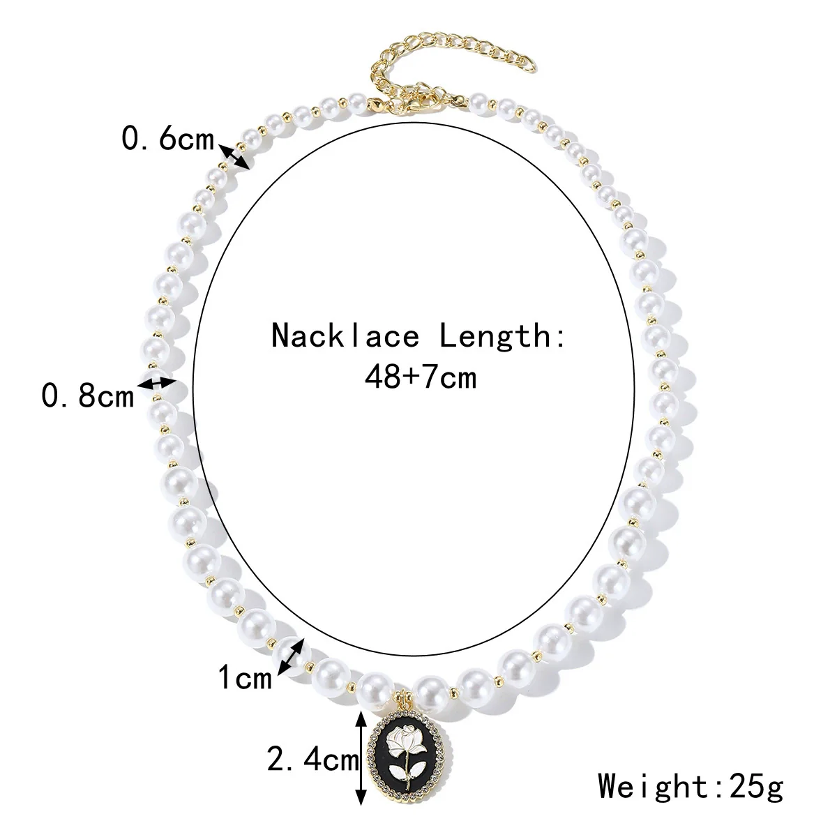 Alloy Bow Necklace With Geometric And Flower Patterns Electroplated - Image 8