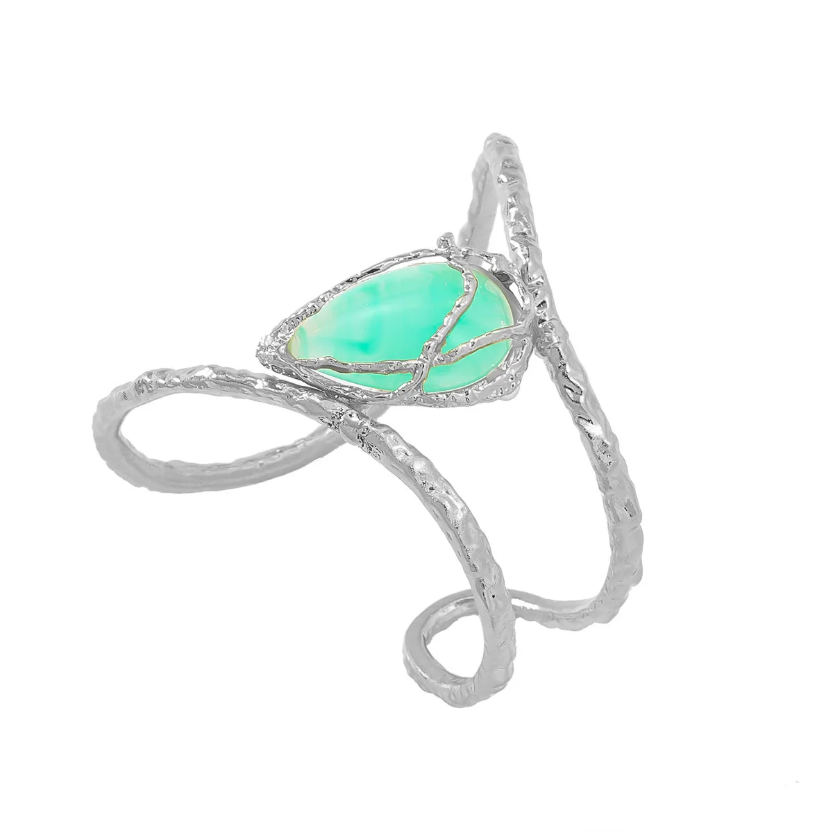 Alloy Bracelet Electroplating Geometric Hip Hop Ladies Jewelry - Image 6