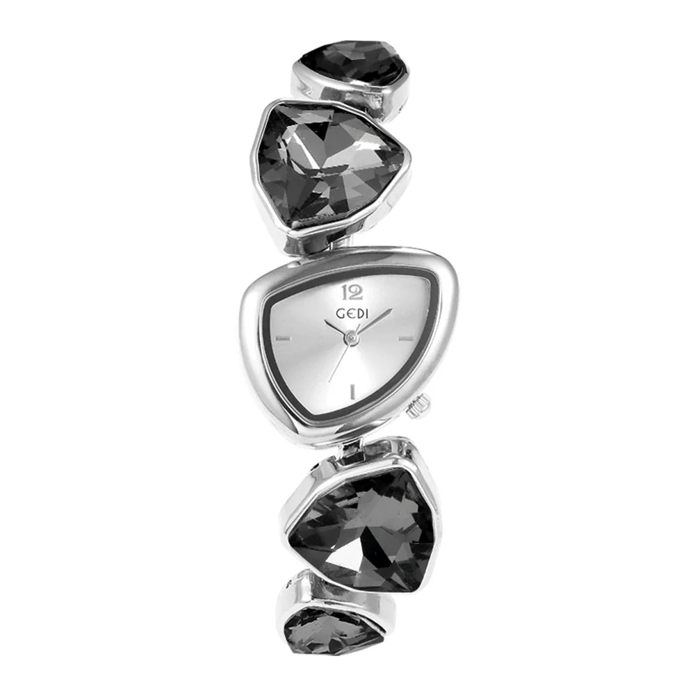 Alloy Bracelet Watch Irregular Crystal Strap Light Luxury Fashion Design - Image 6
