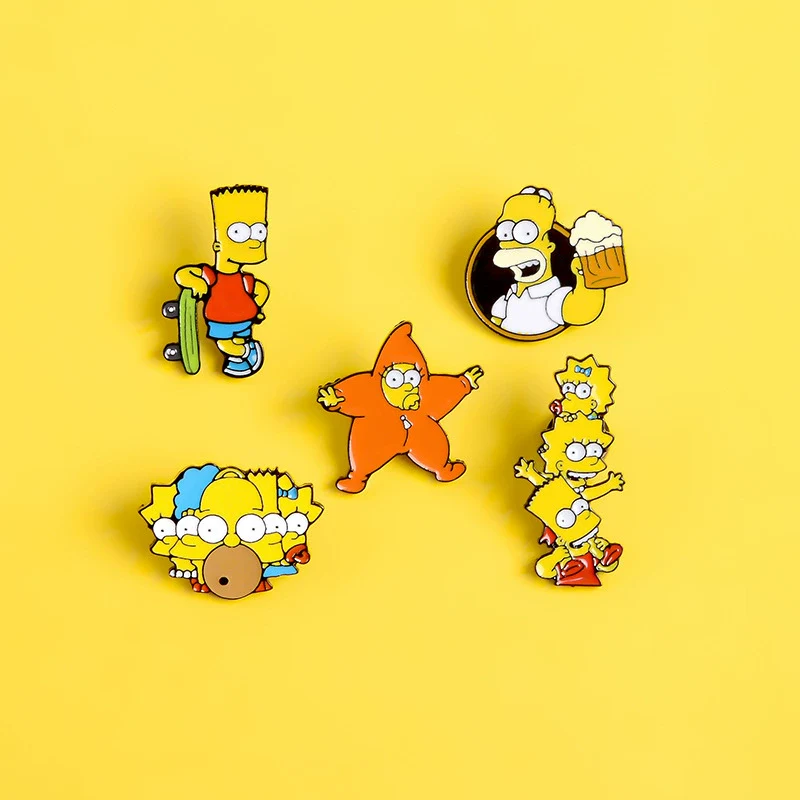 Alloy Cartoon Characters Electroplating Brooch - Image 4