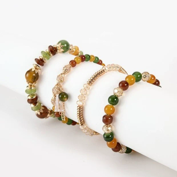Alloy Electroplated Cold Style Sun And Moon Open Bracelet For Women - Image 7