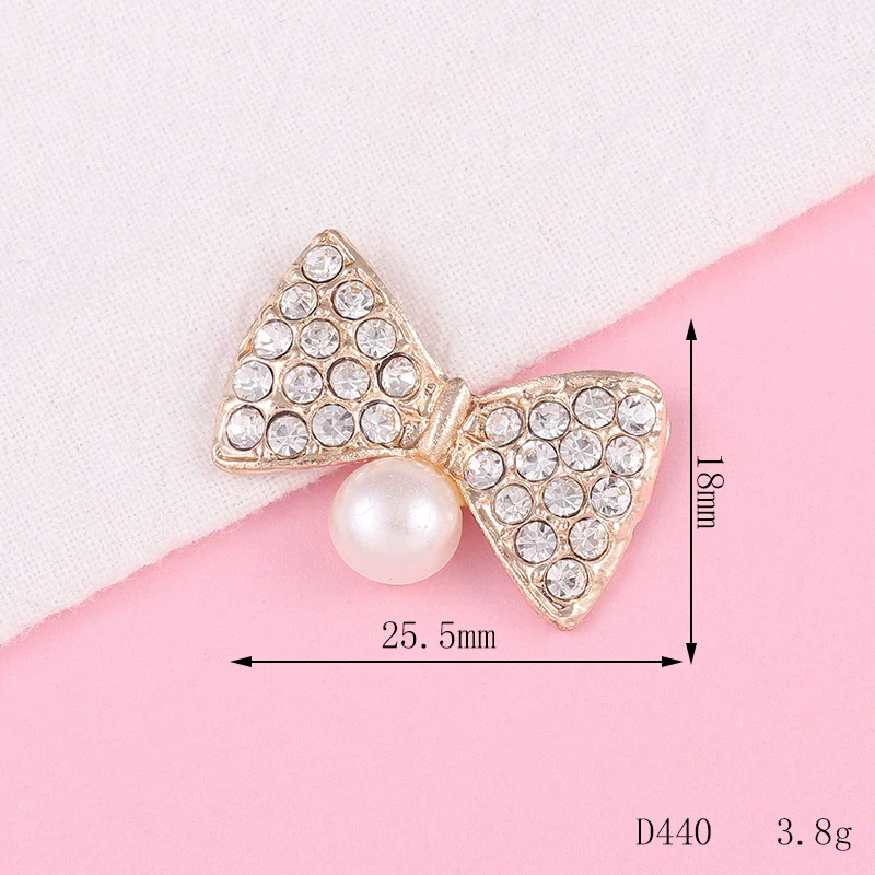 Alloy Fashion Bow Style Painted Mobile Phone Case Jewelry Accessories With Electroplating - Image 18