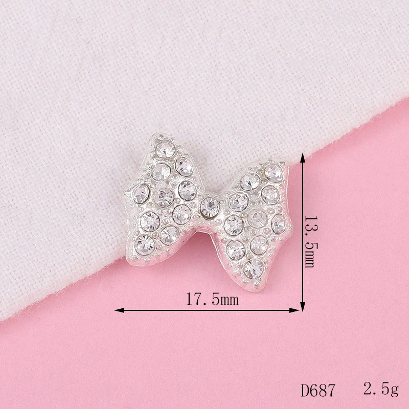 Alloy Fashion Bow Style Painted Mobile Phone Case Jewelry Accessories With Electroplating - Image 22