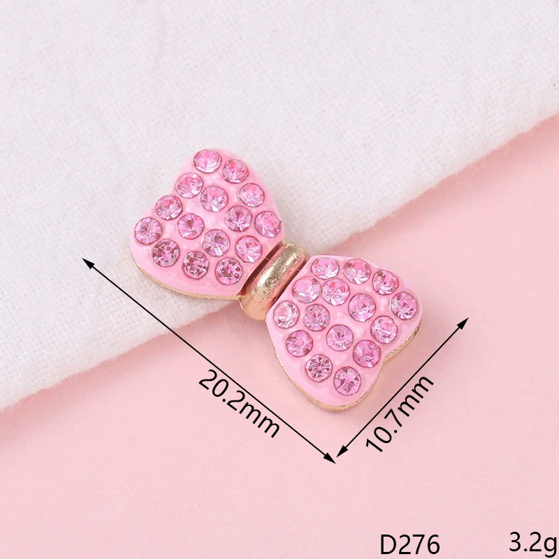 Alloy Fashion Bow Style Painted Mobile Phone Case Jewelry Accessories With Electroplating - Image 6