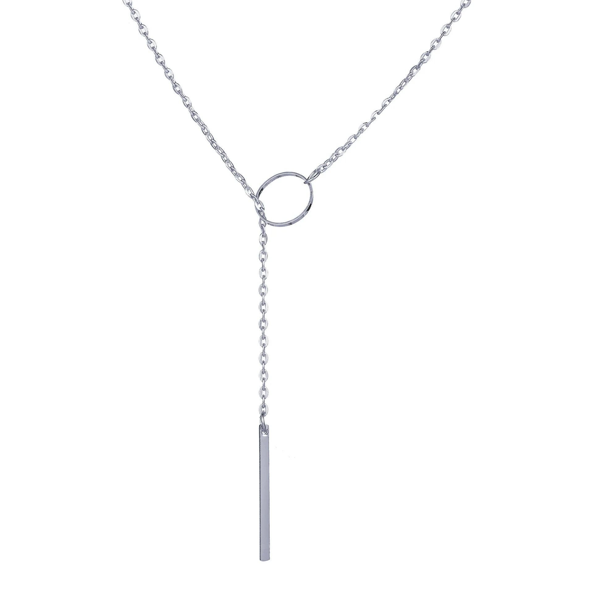 Alloy Fivepointed Star Long Pendant Multilayer Women's Fashion Necklace With Zircon And Geometric Design - Image 8