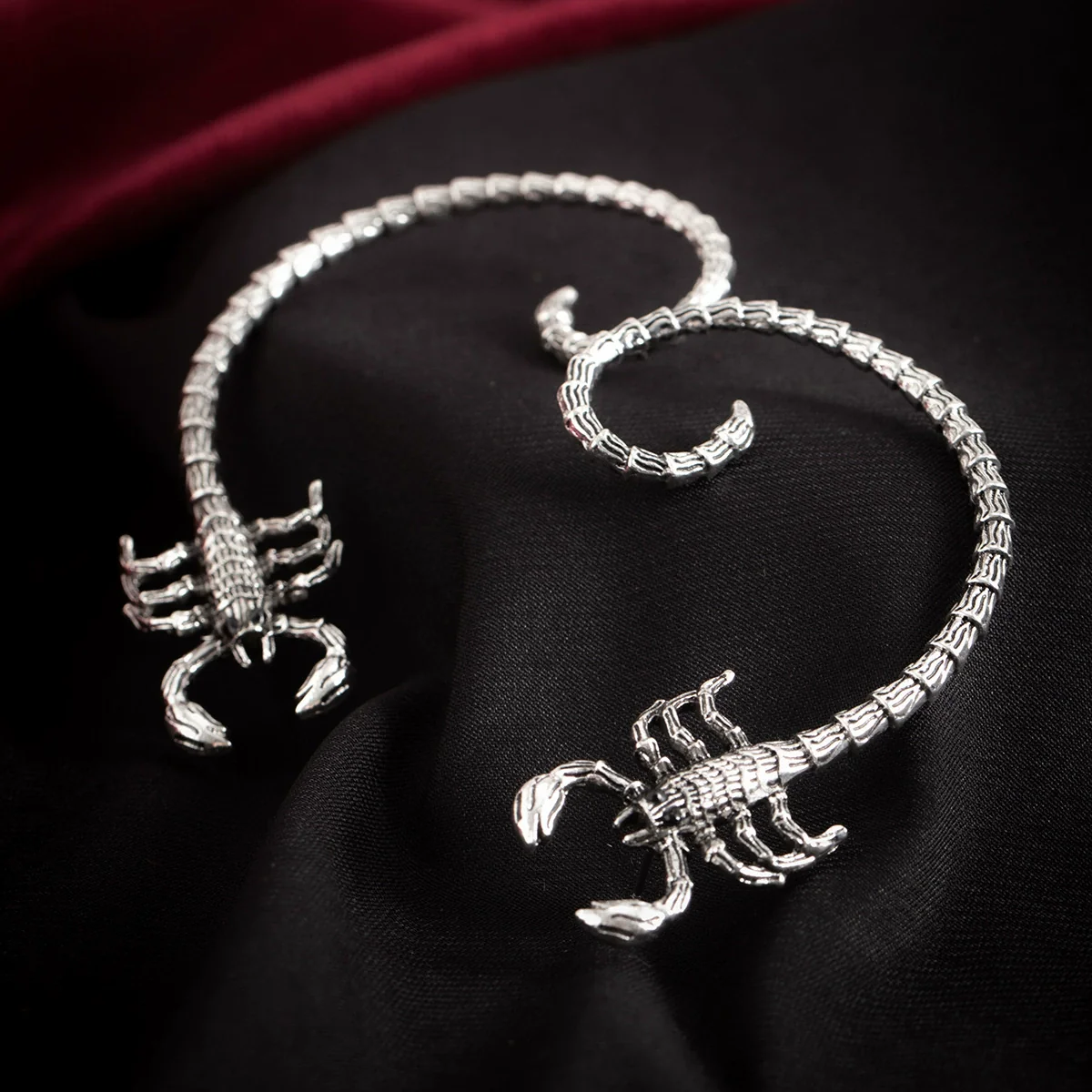 Alloy Geometric Animal Zodiac Electroplated Hip Hop Style Ear Studs And Ear Clips - Image 4
