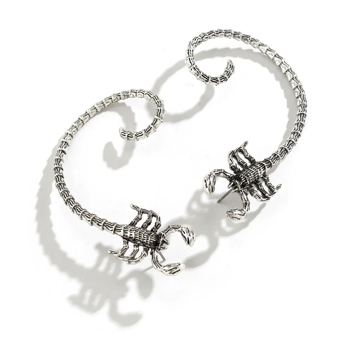 Alloy Geometric Animal Zodiac Electroplated Hip Hop Style Ear Studs And Ear Clips - Image 5