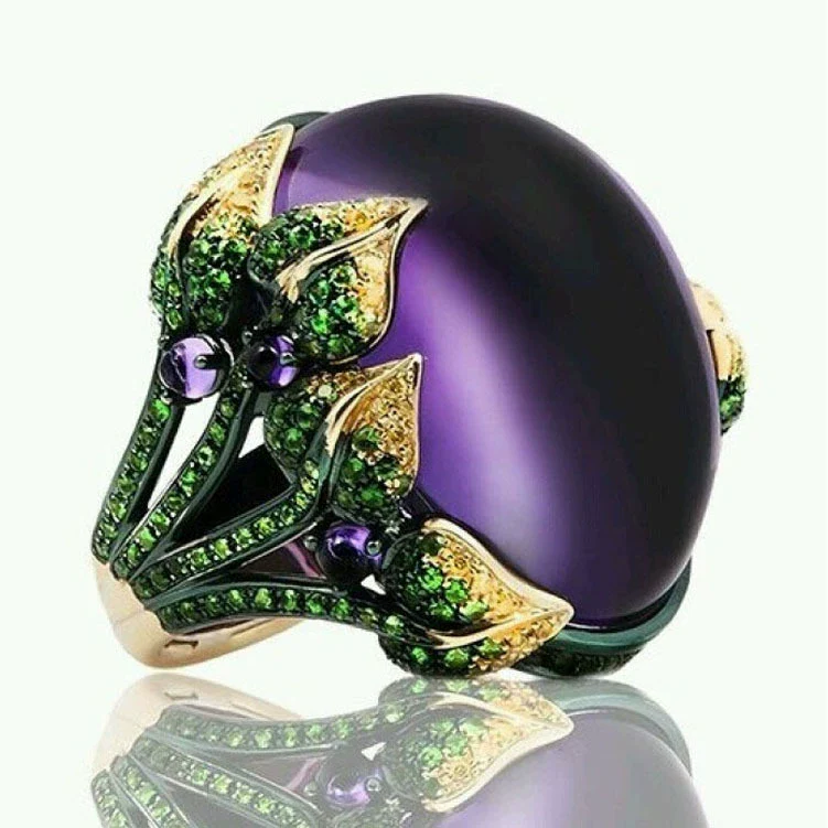 Alloy Geometric Electroplated Atmosphere Plate Ring For Men And Women - Image 5