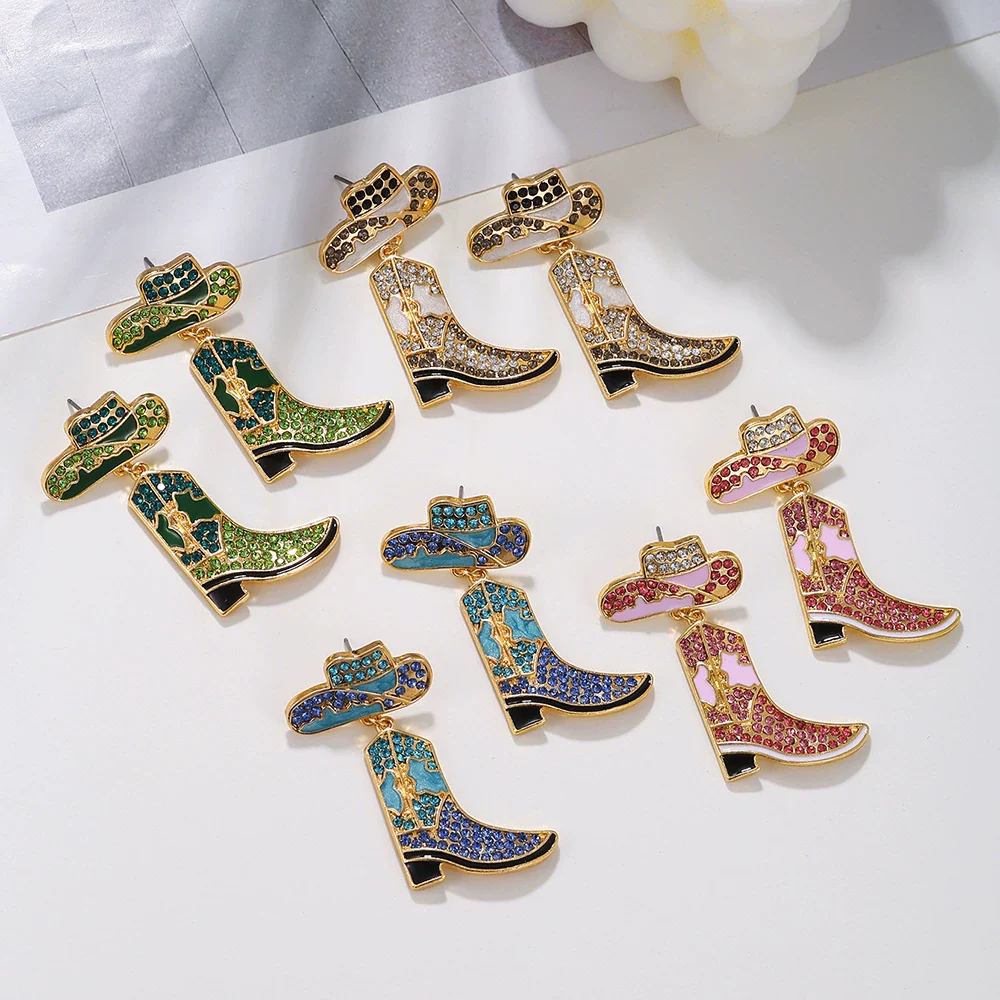 Alloy Geometric Electroplated Earrings