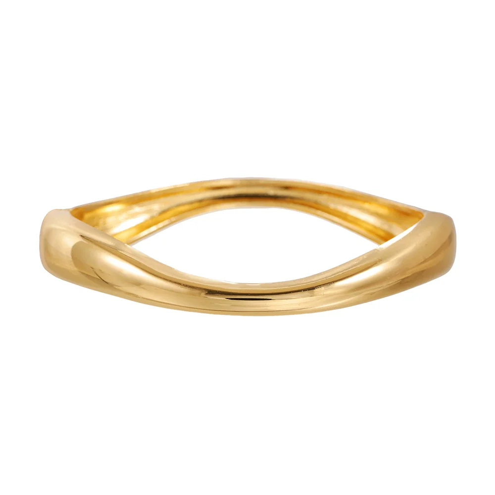 Alloy Geometric Electroplated Heavyduty Design Glossy Unisex Bracelet - Image 6