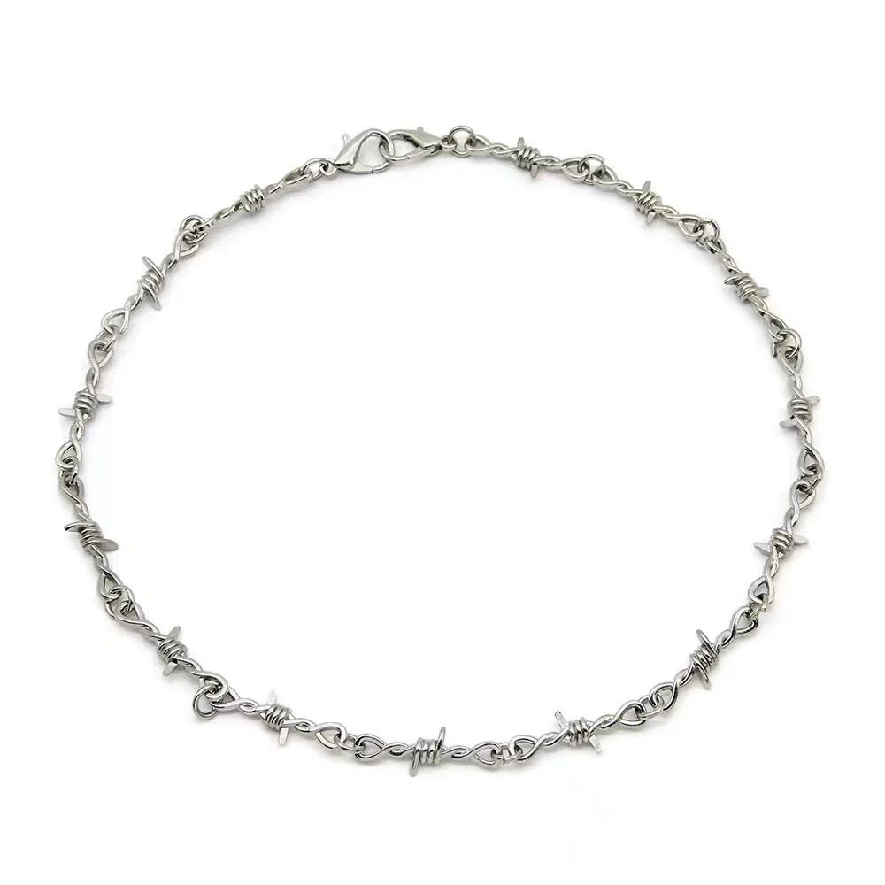 Alloy Geometric Electroplated Necklaces Unisex Jewelry - Image 5