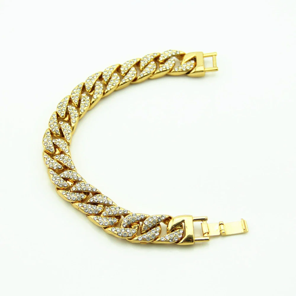 Alloy Geometric Electroplated Unisex Hiphop Bracelet - Image 3