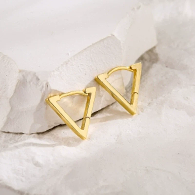 Alloy Geometric Fivepointed Star Square Light Luxury Electroplated Women's Earrings