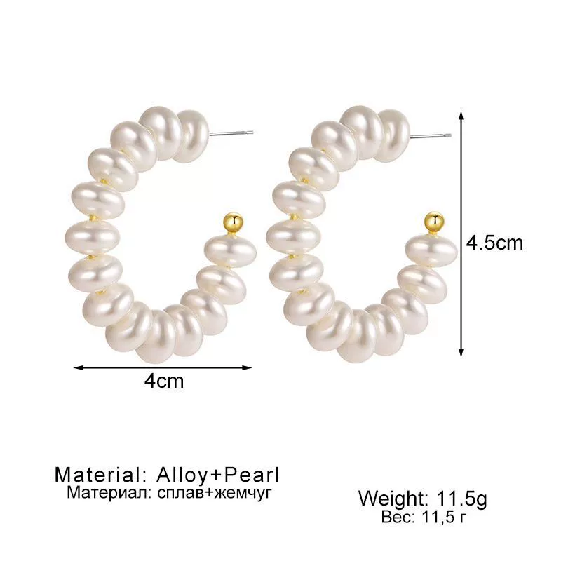 Alloy Geometric Handmade Braided Electroplated Women's Earrings Jewelry Set - Image 9