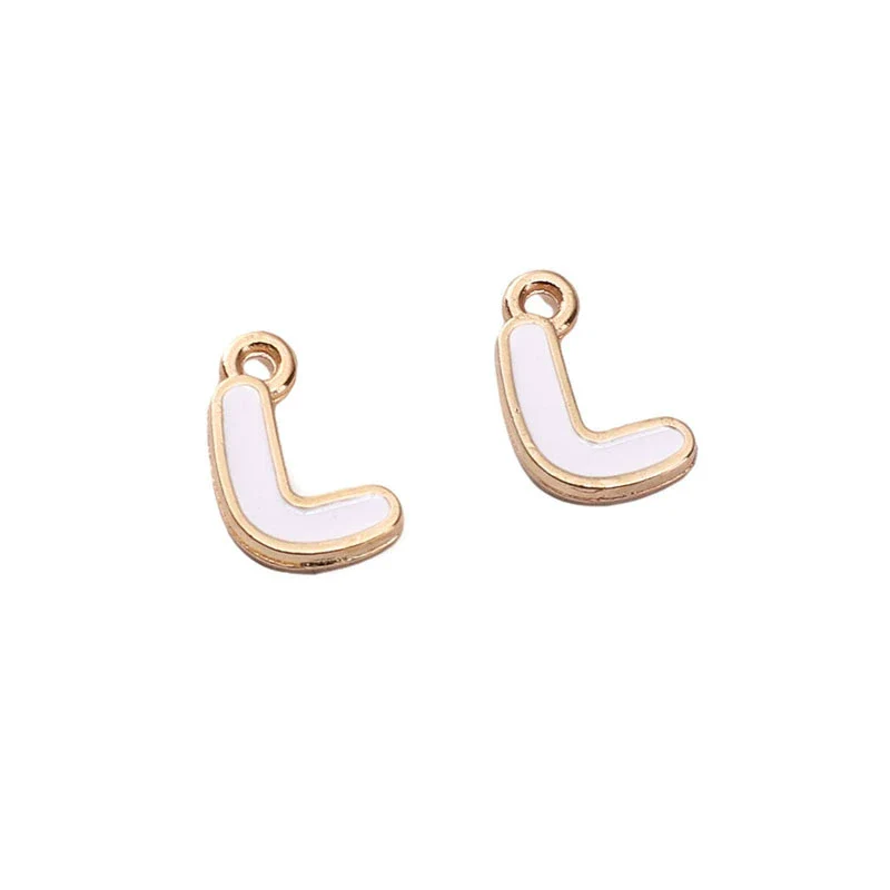 Alloy Geometric Irregular Alphabet Beads Handmade Bracelet Jewelry Accessories - Image 18