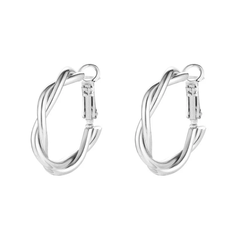 Alloy Geometric Light Luxury Electroplated Women's Earrings - Image 5