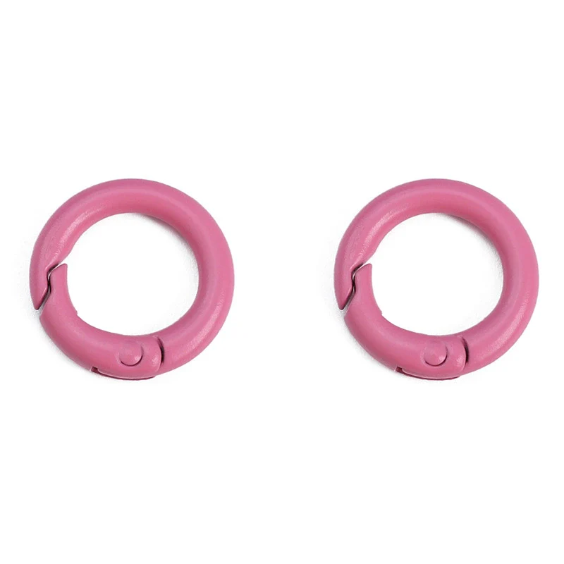 Alloy Geometric Painted Round Handmade Key Ring And Mobile Phone Chain Jewelry Accessories - Image 17