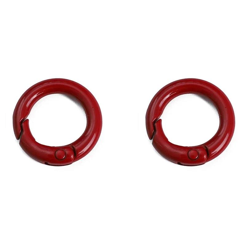 Alloy Geometric Painted Round Handmade Key Ring And Mobile Phone Chain Jewelry Accessories - Image 19
