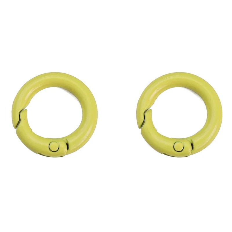 Alloy Geometric Painted Round Handmade Key Ring And Mobile Phone Chain Jewelry Accessories - Image 21
