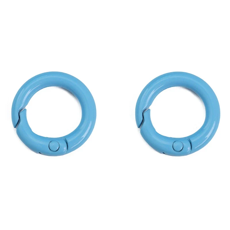 Alloy Geometric Painted Round Handmade Key Ring And Mobile Phone Chain Jewelry Accessories - Image 7