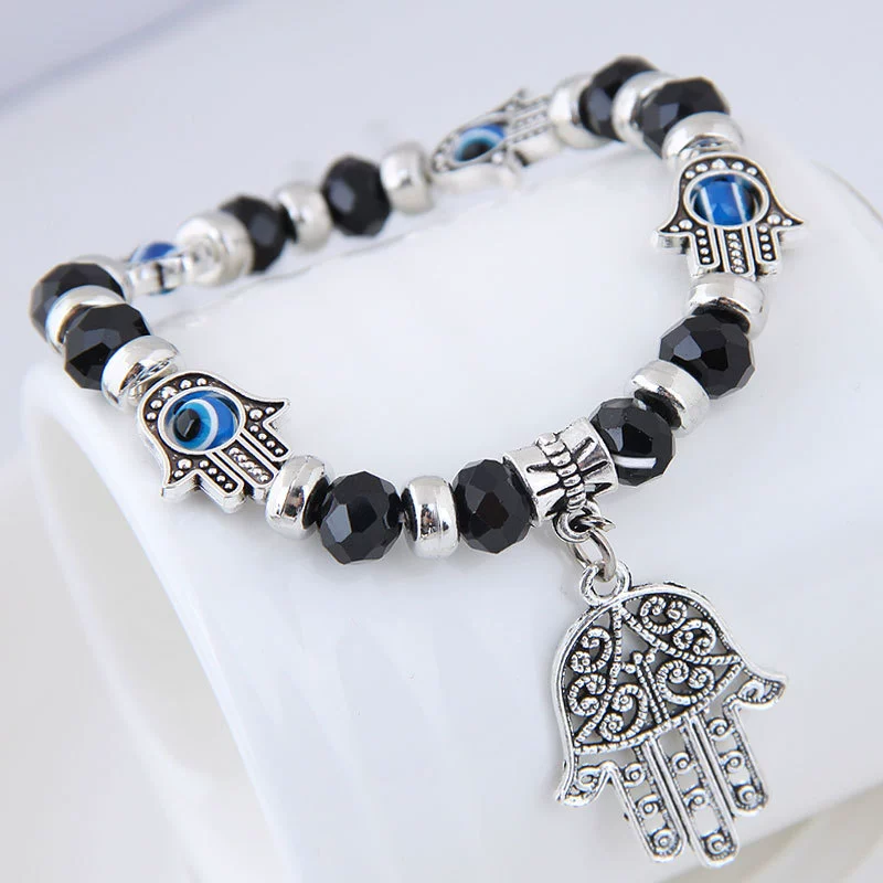 Alloy Geometric Palm Pendant Bracelet Jewelry Electroplated For Women - Image 11