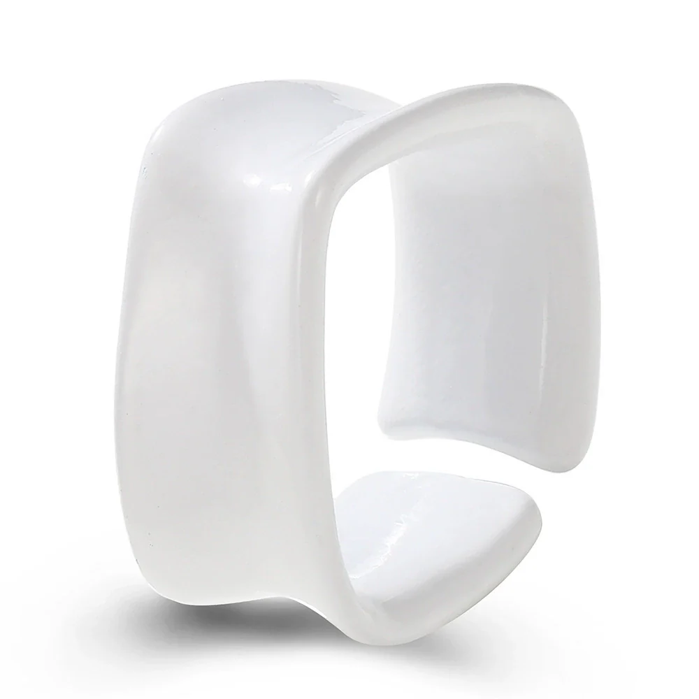 Alloy Geometric Spray Painted Silver Plated Fashion Ring For Women - Image 14