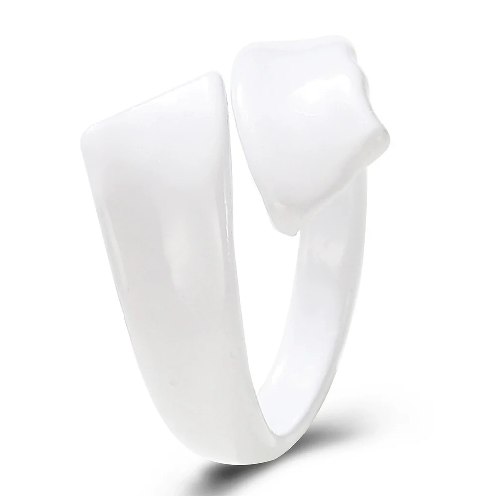 Alloy Geometric Spray Painted Silver Plated Fashion Ring For Women - Image 17