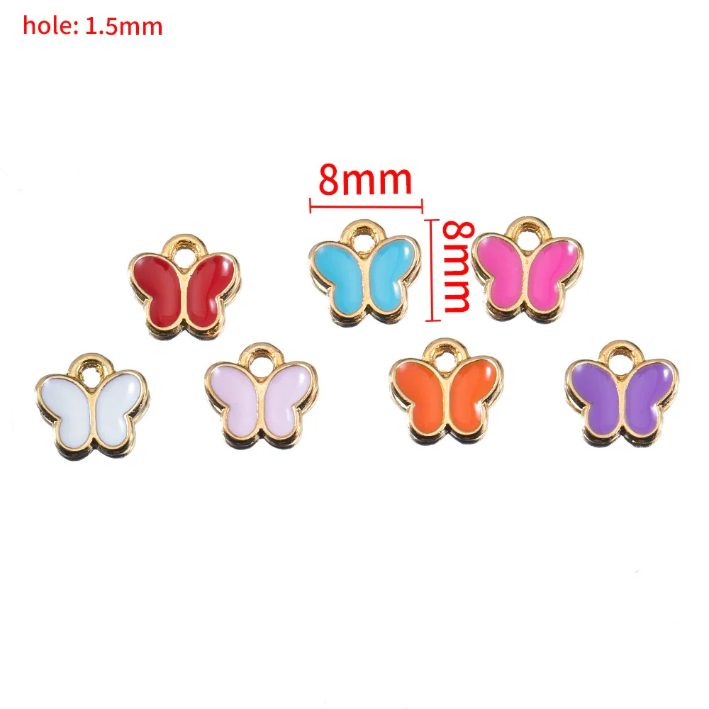 Alloy Handmade Vintage Dripping Oil Pendant Flower Beaded Bracelet Necklace Accessories - Image 10