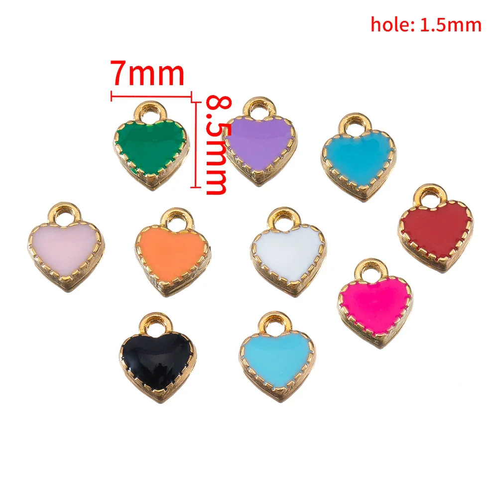 Alloy Handmade Vintage Dripping Oil Pendant Flower Beaded Bracelet Necklace Accessories - Image 7
